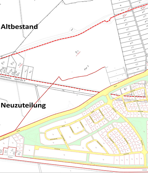 Vermessungsbüro Kerstin Siwek - Umlegung